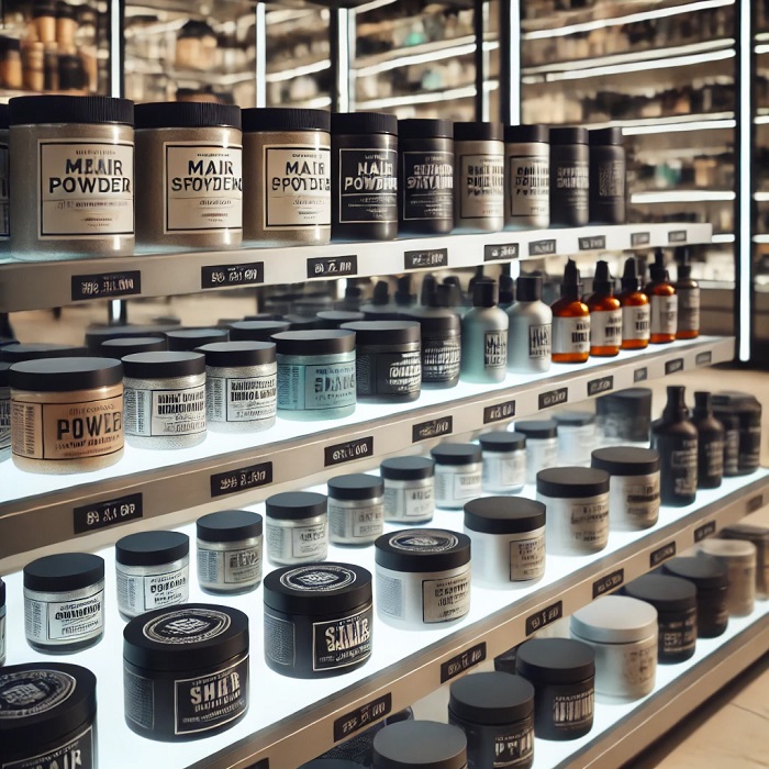 انواع پودر حالت دهنده مو