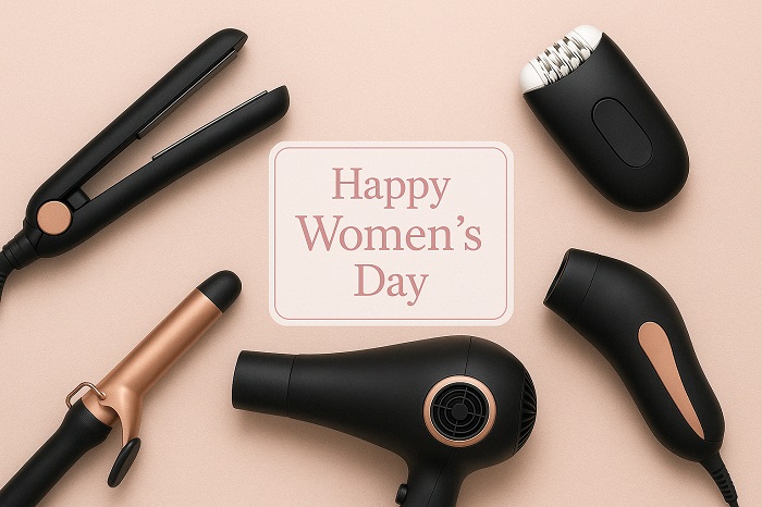 لوازم برقی آرایشی برای هدیه روز زن