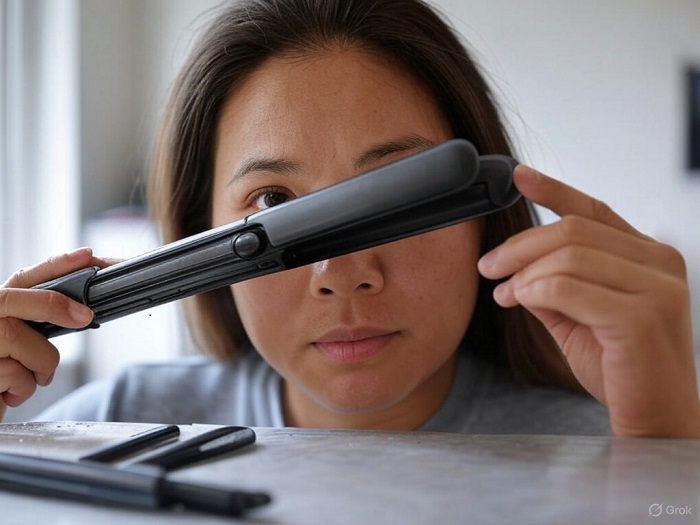 داغ نشدن اتو مو