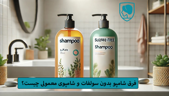 فرق شامپو بدون سولفات و شامپوی معمولی