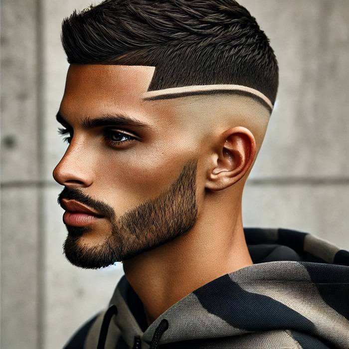 مدل مو با خطزنی (Sharp Line)