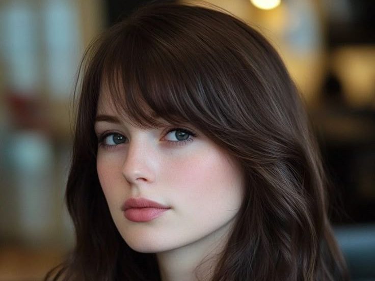 چتری نامتقارن (Side Bangs)