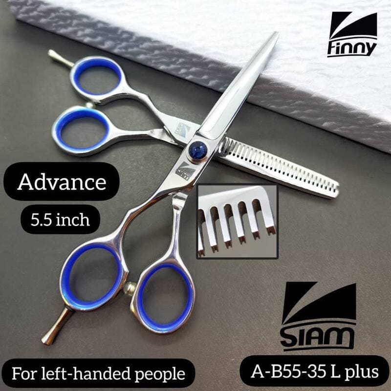 قیچی چپ دست فینی 5.5 اینچ ست کات و پیتاژ صیام